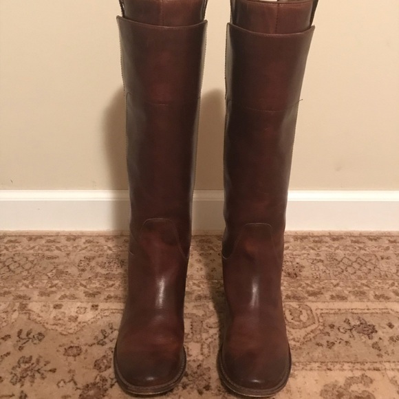 Classic Frye Paige Tall Riding Boots! Cognac - Picture 6 of 8